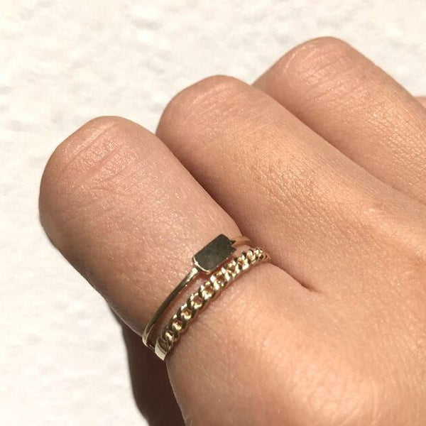 Double Layer Chain Ring