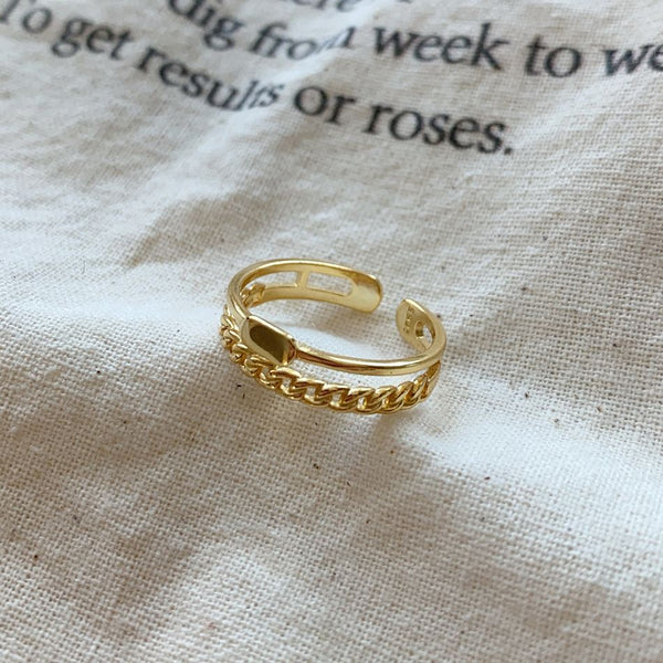 Double Layer Chain Ring