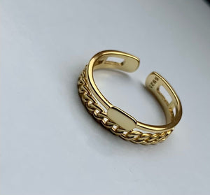 Double Layer Chain Ring