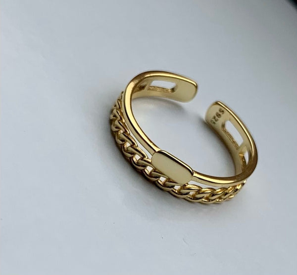 Double Layer Chain Ring